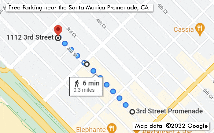 Free Parking Near The Santa Monica Promenade CA 